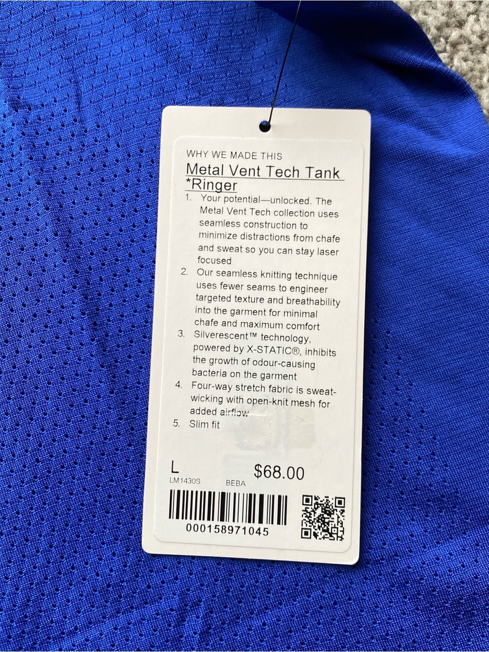 Lululemon Metal Vent Tech Tank Ringer - Picture 5 of 6